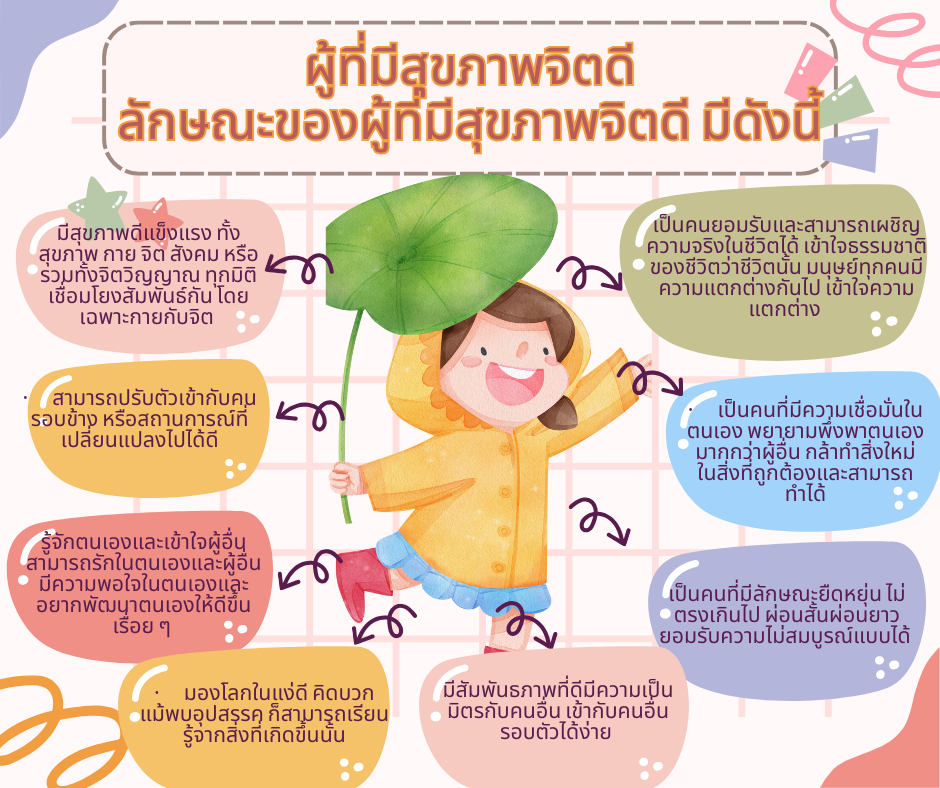 ผู้ที่มีสุขภาพจิตดี